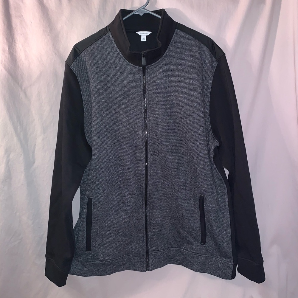 Men's Calvin Klein zipup sweater